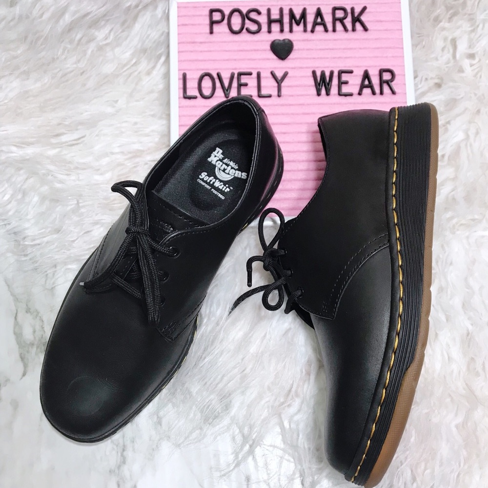 DR MARTENS Black Cavendish Soft Wair Oxford